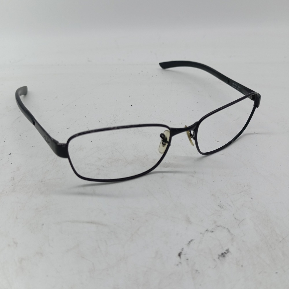 Ray-Ban RB3413 002 Black Metal Rectangular Eyeglasses Frames Only 59-18 93